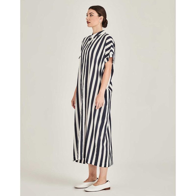 Caroline Sills Roberta Striped Dress image number 3
